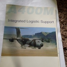CF33 A400M AIRBUS MILITARY SALES BROCHURE 7 SHEETS + STOCKER + FOLDER
