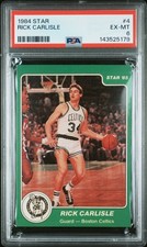 1984 Star #4 Rick Carlisle PSA 6 EX-MT Boston Celtics