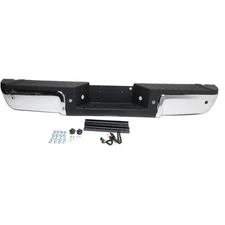 Step Bumper For Ford F-250 Super Duty 2013-2016 Rear Chrome/Black