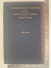 Principles Of Auditing Hardback Taylor And Perry 1942 Textbooks Limited