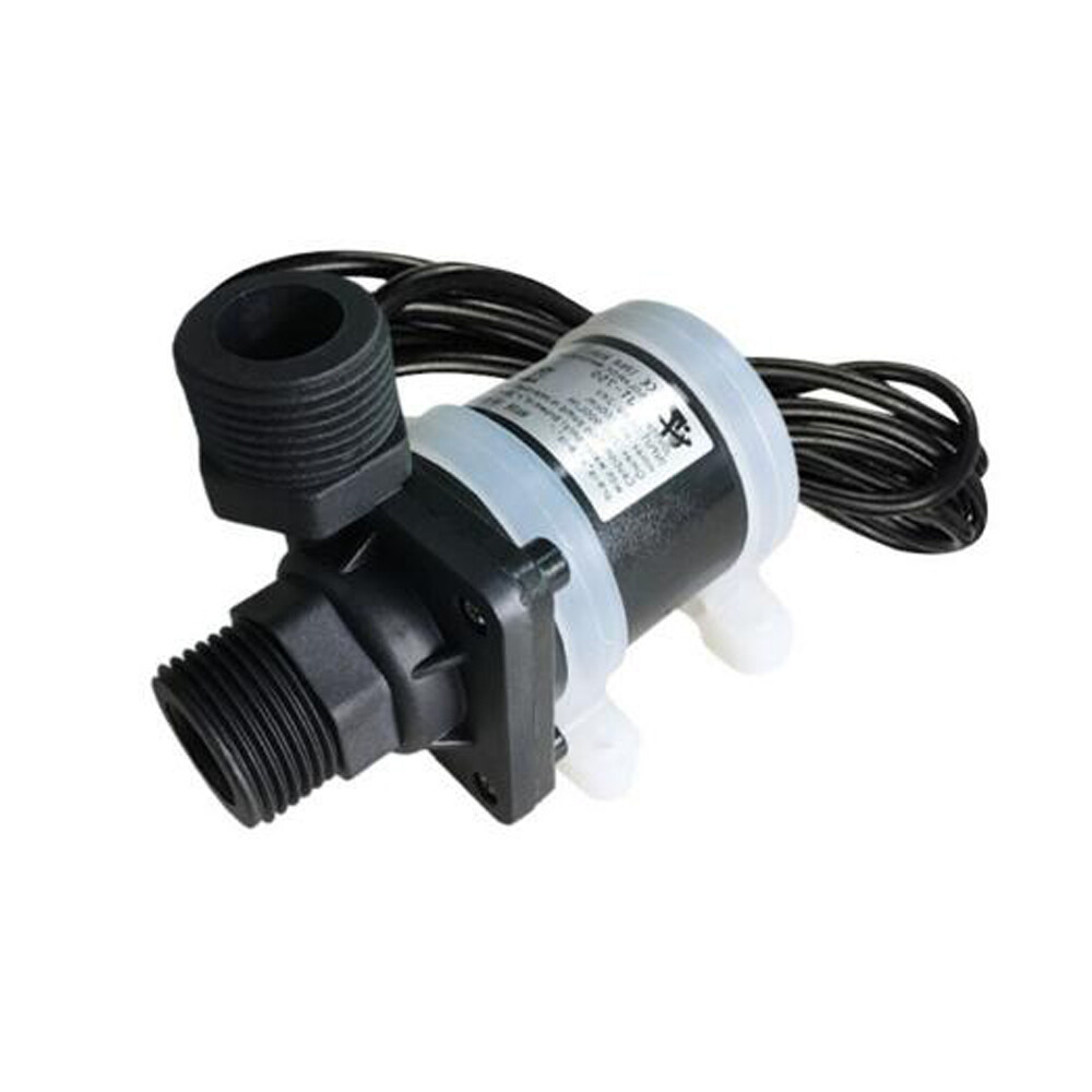 12V Threaded Port Solar Water Heater Shower Heating Booster Circulating DC  Pump | eBay