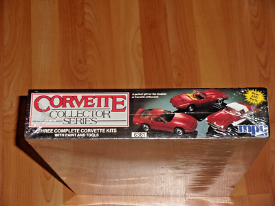 MPC Chevrolet CORVETTE Collector Series, 3 Complete Model Car Kits