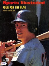 Carlton Fisk Red Sox HOF Signed Sports Illustrated Magazine Sept 25 1972 BECKETT Carlton Fisk Red Sox HOF Signed Sports Illustrated Magazine Sept 25 1972 BECKETT