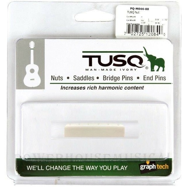 Graph Tech Graphtech Pqm64400 TUSQ Acoustic Guitar Nut Slotted Martin