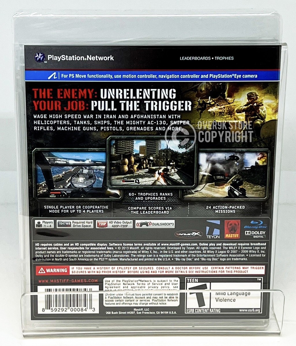 Jeu Xbox 360 HEAVY FIRE: SHATTERED SPEAR - Très Bon État - Testé Et Fonctionnel - Version PAL