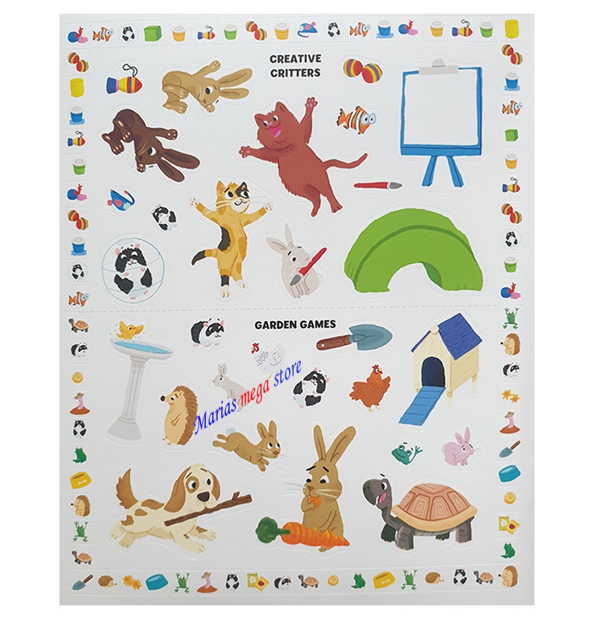 CHILDRENS MY FIRST PETS STICKER SCENES ACTIVITY BOOK FOR KIDS