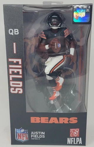 JUSTIN FIELDS Chicago Bears 6" Figure Series 2 NFL Football Imports Dragon New