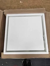 FITTES Aria Framed Wall Exhaust Mount 14.25x14.25 Modern in White