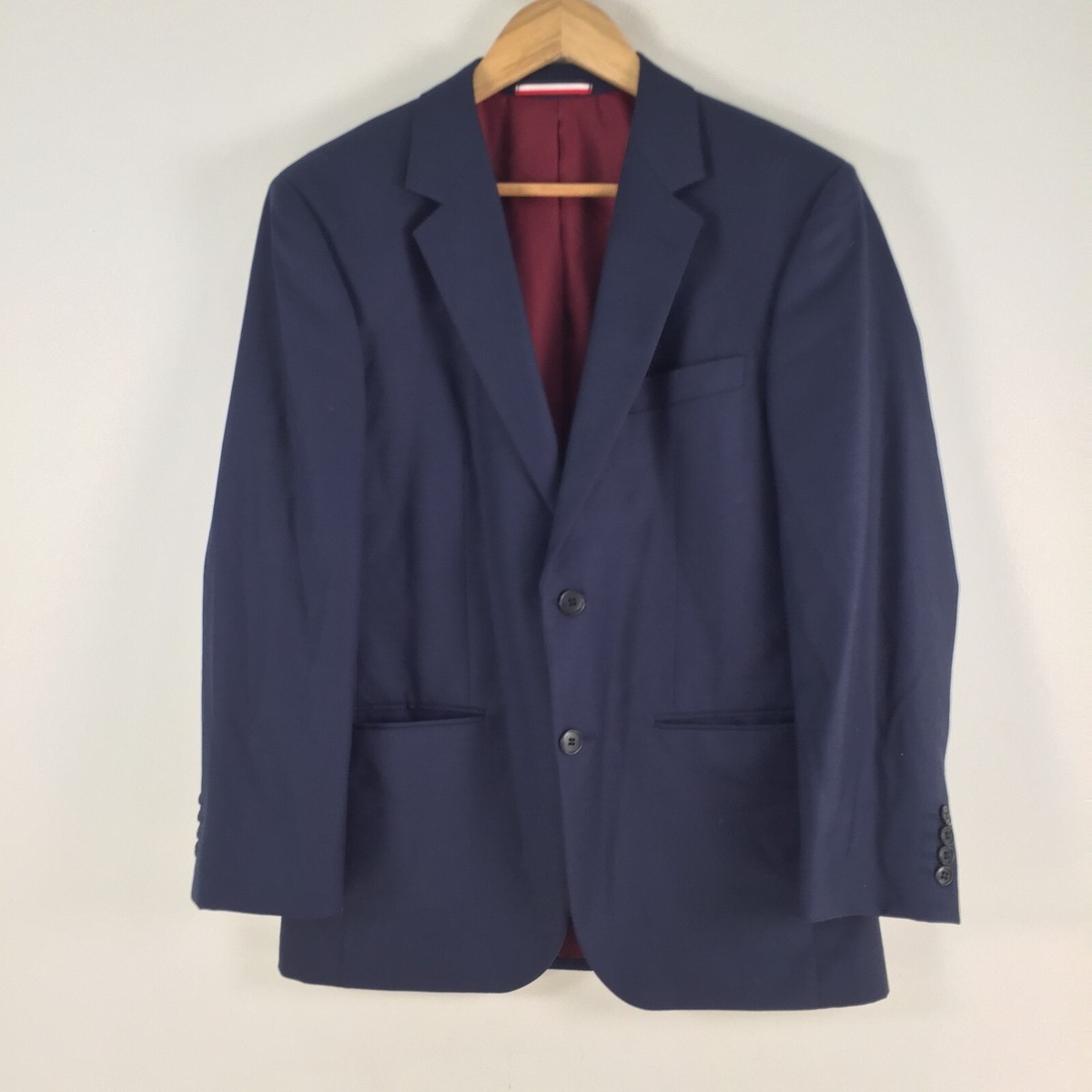 Daniel Hechter mens blazer suit jacket size 100 aus 40 Medium navy