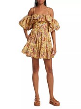 Ulla Johnson |  Lila Off-the-Shoulder Cotton Minidress- NWT / SZ 8