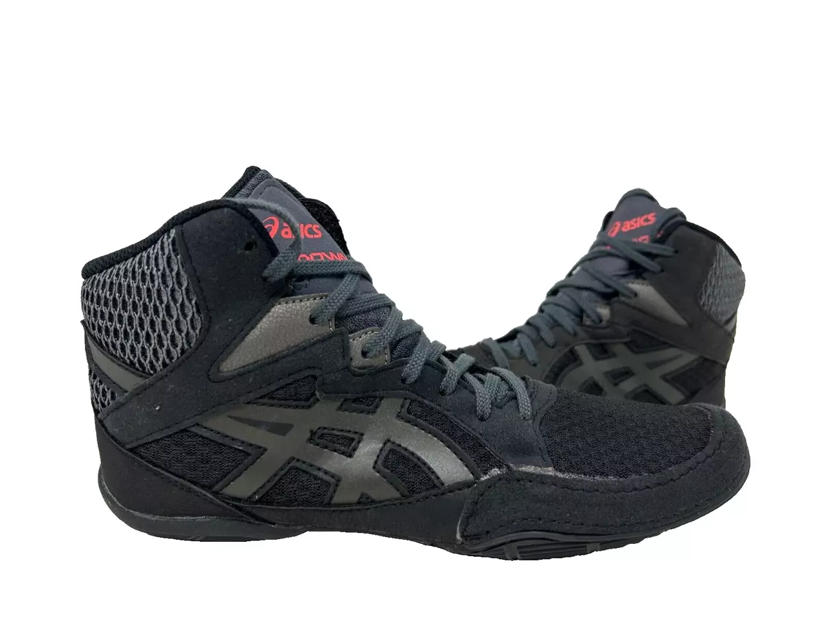 Asics Youth Boy s Snapdown 3 Wrestling Shoes Black Size 5.5