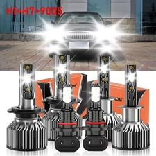 Combo LED Headlight Hi/Lo Fog Light Bulbs 26000LM For Hyundai Sonata 2002-2005