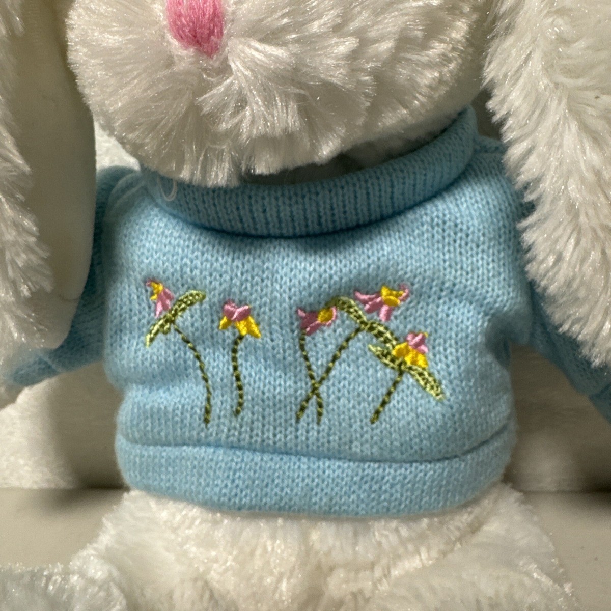Dan Dee イースター刺繍 うさぎ ぬいぐるみ Amazon.co.jp: Dandee Easter Bunny ダンディー バニー うさぎ