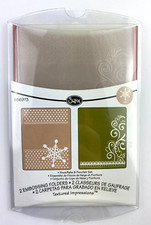 Sizzix Embossing Folders - SNOWFLAKE FLOURISH SET - 656973