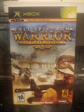 FULL SPECTRUM WARRIOR Ten Hammers XBOX Original THQ Game Instruction Booklet