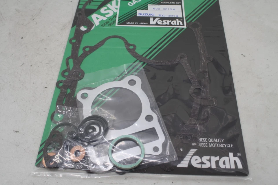 85-88 SUZUKI LT230 SF/SG/SH/SJ QUADSPORT JUEGO DE JUNTAS COMPLETO KIT HECHO EN JAPÓN Foto 2 de 4