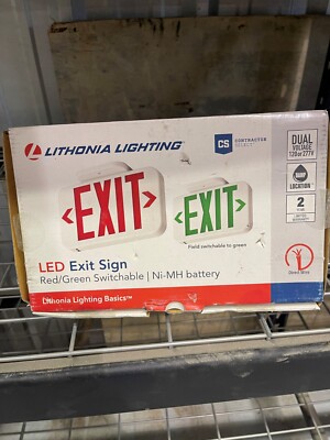 Lithonia Lighting Contractor Select Integrated LED White Exit Sign