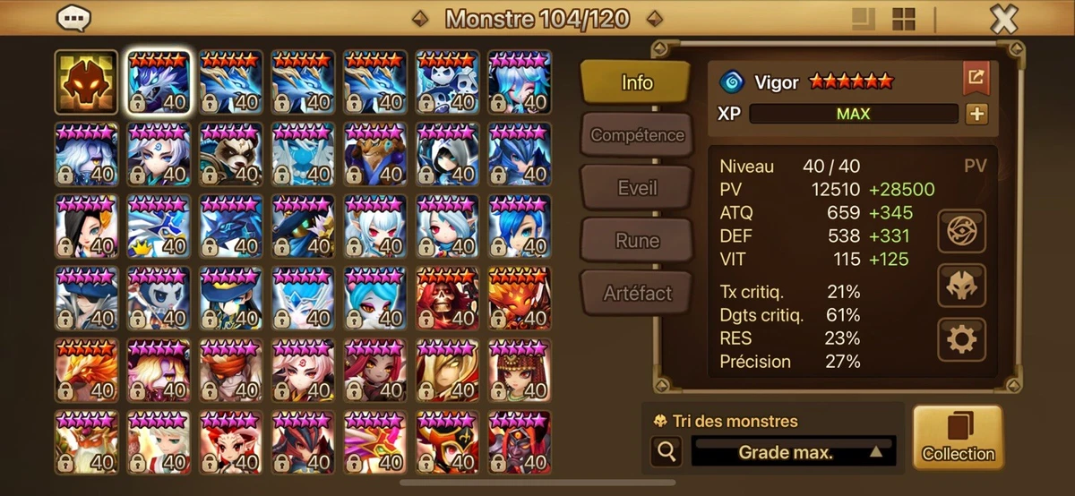 Compte Summoners War Avec Talisman - Neuf, Jamais Utilisé - Plateforme Android/PC