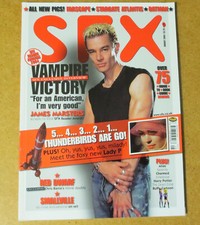 SFX Magazine James Marsters Spike Buffy Smallville Allison Mack Amanda Tapping