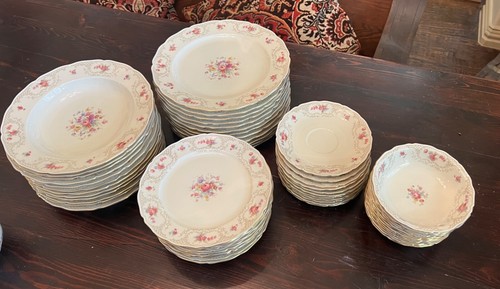 VINTAGE BAVARIAN CHINA SELTMAN WEIDEN GERMANY 80 Piece Set - Picture 7 of 14