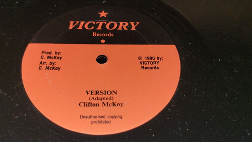 Clifton McKoy He'll Have To Go 12" Vinyl Reggae Victory VG - Picture 3 of 3