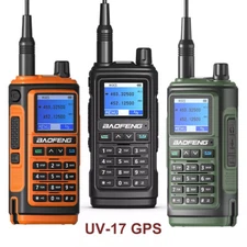 Baofeng UV-17 GPS Walkie Talkie Long Range Dual Band Two Way Ham FM Radios
