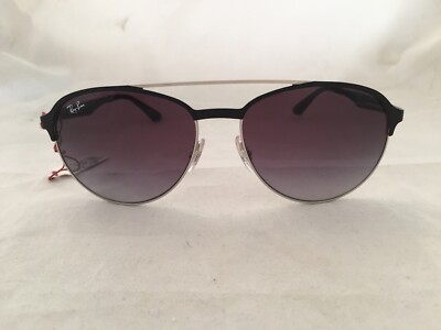 Ray Ban RB3606 RB/3606 9091/8G Matte Black/Silver Pilot