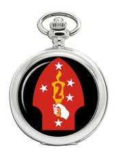 2nd Marine Division USA Pocket Watch