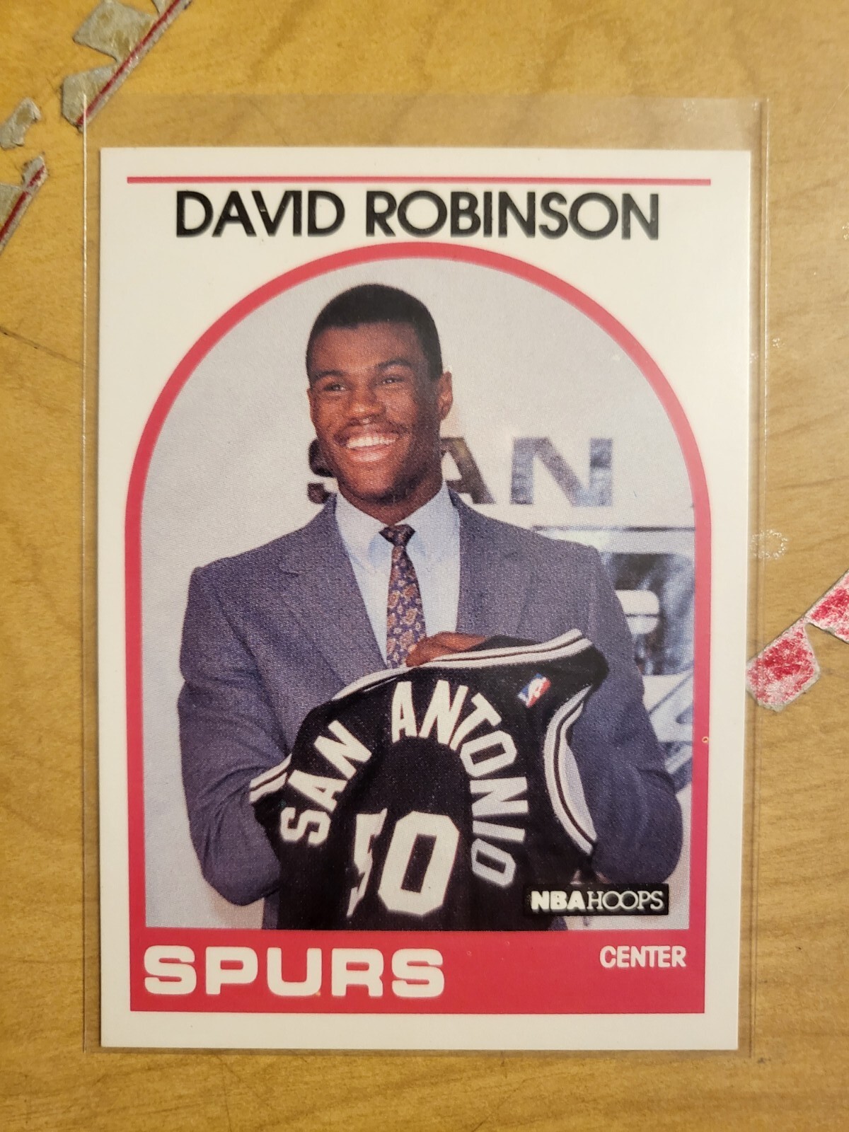 1989-90 NBA Hoops DAVID ROBINSON #138 (RC)