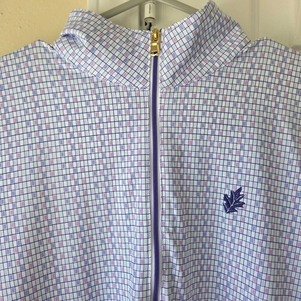 Polo Fairway & Greene Cuarto Cremallera Talla S Para Mujer Ellison Cremallera Simulada UPF 50+ $135 Foto 4 de 4