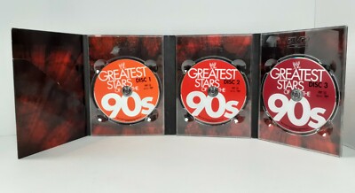 WWE Greatest Stars of the 90s DVD 3-Disc Set 2009 WWF WCW The Rock