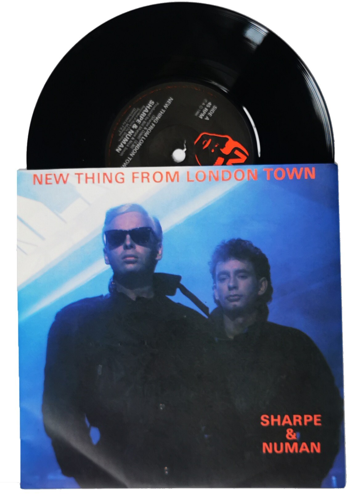 GARY NUMAN & BILL SHARPE 7"" New Thing From London Town VINYL Single 1986