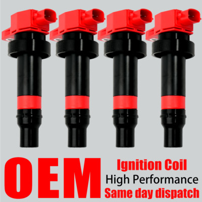 4X OEM Ignition Coils For Hyundai Accent Kia Rio Soul 1.6L L4 27301-2B010 UF636