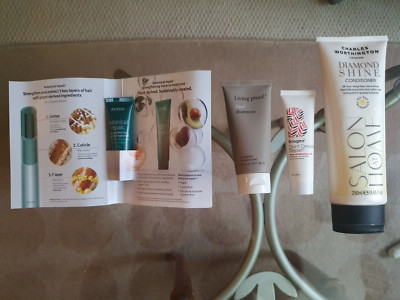 Charles Worthington Conditioner, Living Proof Shampoo, Briogeo Maske und Aveda