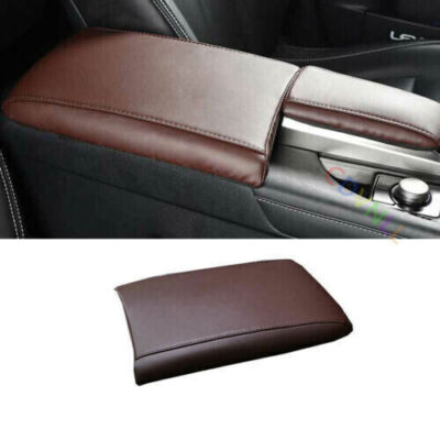 For Lexus RX350 450h 2016-2022 Brown Leather Central Armrest Box Cover Mat Decor