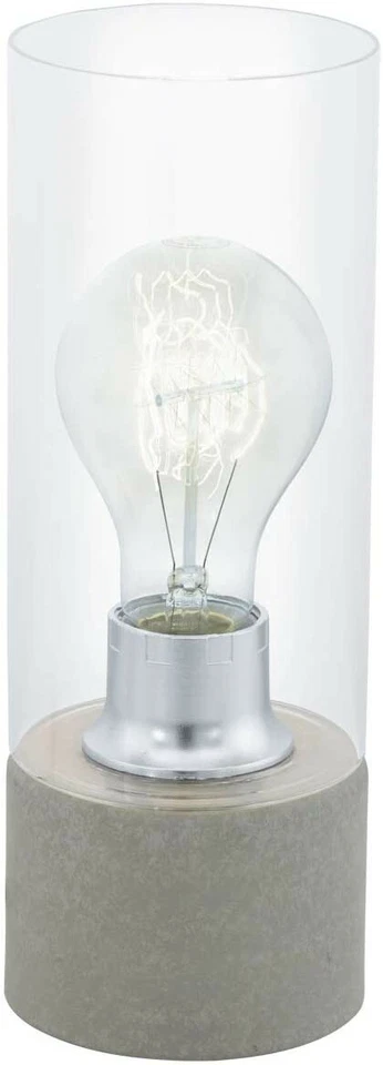 Eglo 94549 - Lampada da tavolo TORVISCO 1xE27/60W/230V grigio - Immagine 2 di 4
