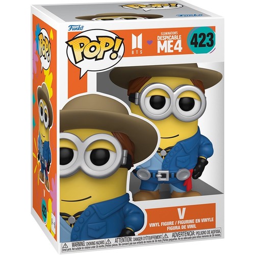 Funko Pop! #420 Despicable Me 4 Minion x BTS V Pop! Figura Vinilo - Imagen 10 de 11