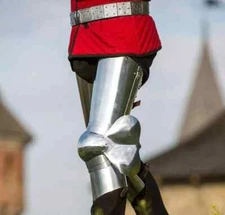 Full Leg Armor Reenactment SCA Larp Armoury Medieval Leg Guard. Made of 18 gauge