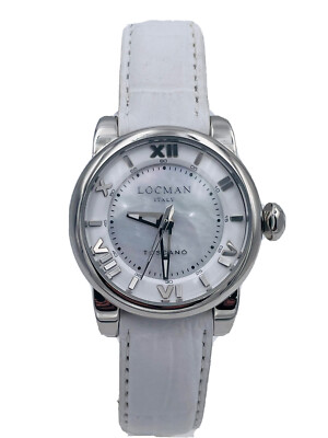 Uhr Locman Toscano 595AWW/770 Stahl Leder 33mm sehr reduziert neu