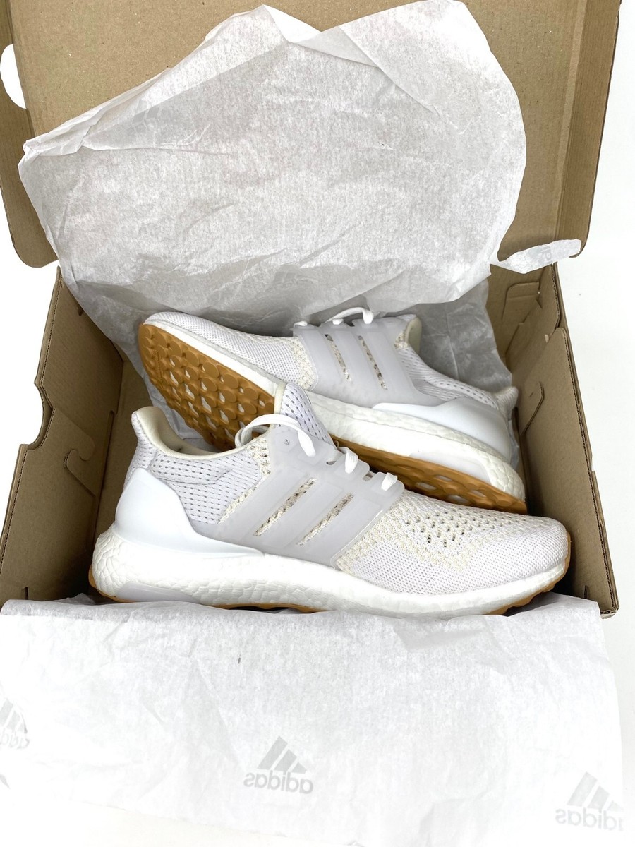 adidas Ultraboost 1.0 Shoes - Women's - Cloud White / Cloud White / Silver - 8