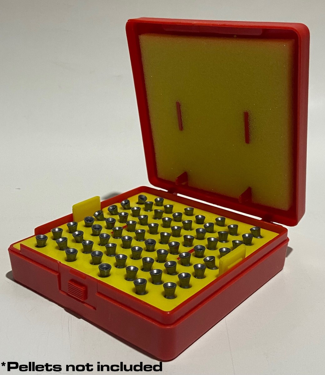22/5.5mm RED Pellets Match Box / Shaker Box Organize & Protect your pellets  | eBay