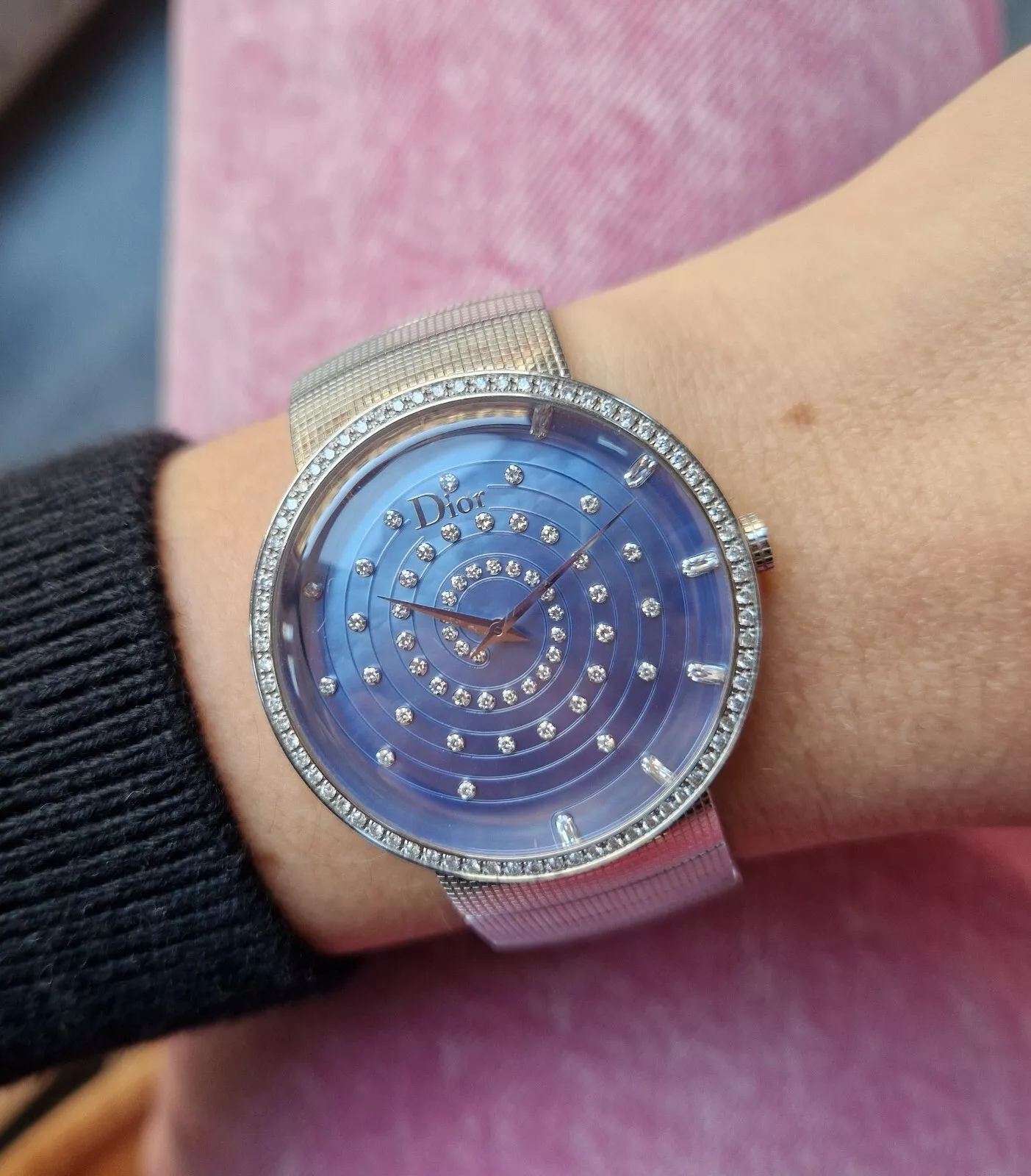 Montre Dior La D de Dior 38 mm Diamant CD043112 Dior Watch Diamonds Full Set