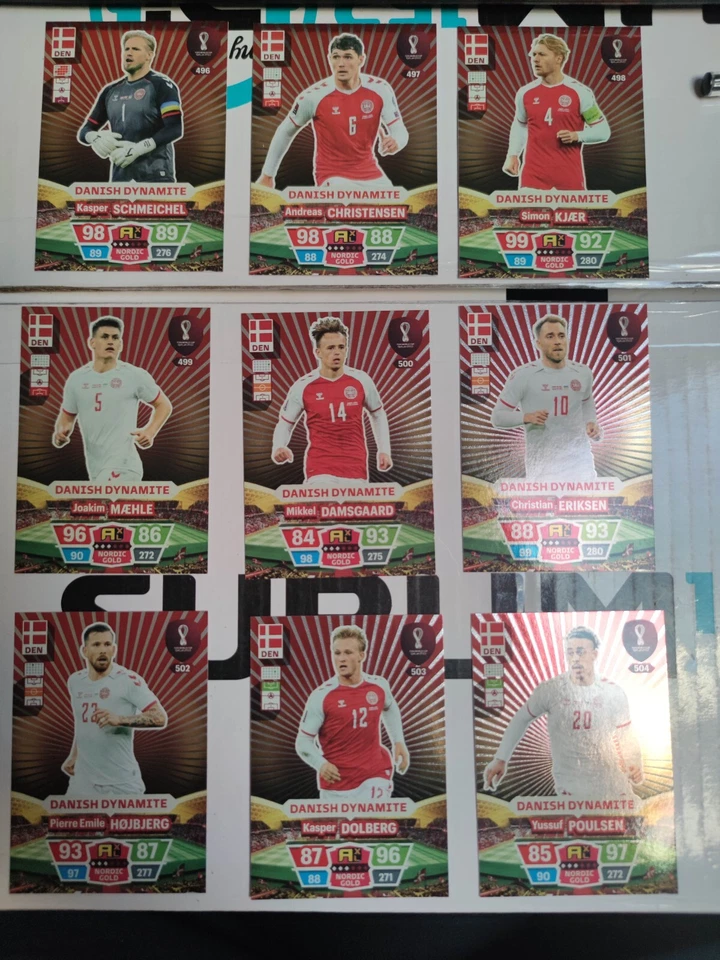 PANINI ADRENALYN WORLD CUP QATAR 2022 DANISH DYNAMITE AND JEWEL - NORDIC EDITION - Imagen 2 de 4
