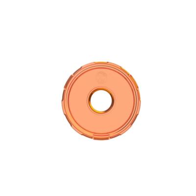 KC HiLiTES KC Cyclone 2.0 LED- Replacement Lens - Amber - Single*Cyclone V2 LED 