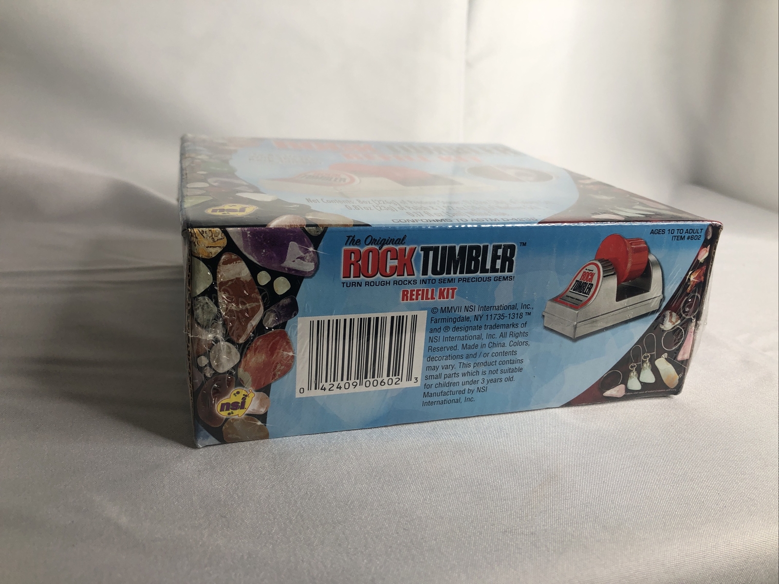 NSI Rock Tumbler Refill Kit The Original Precious Stones, Grit, Polish