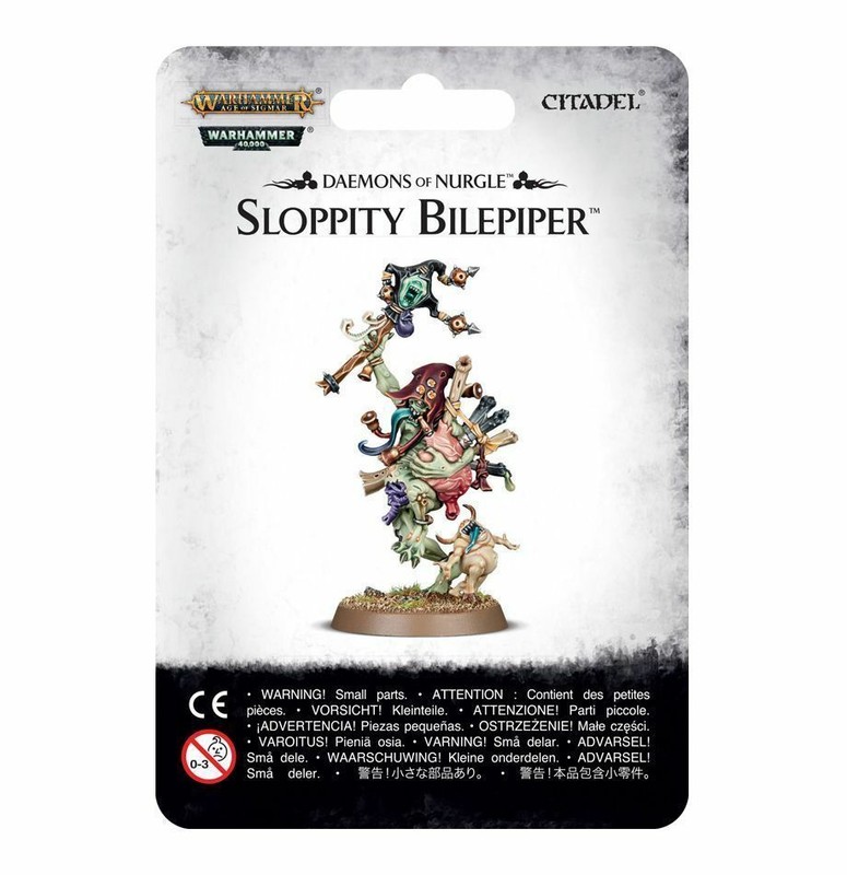 Daemons of Nurgle Sloppity Bilepiper - Warhammer 40k / Sigmar - New! 97-72