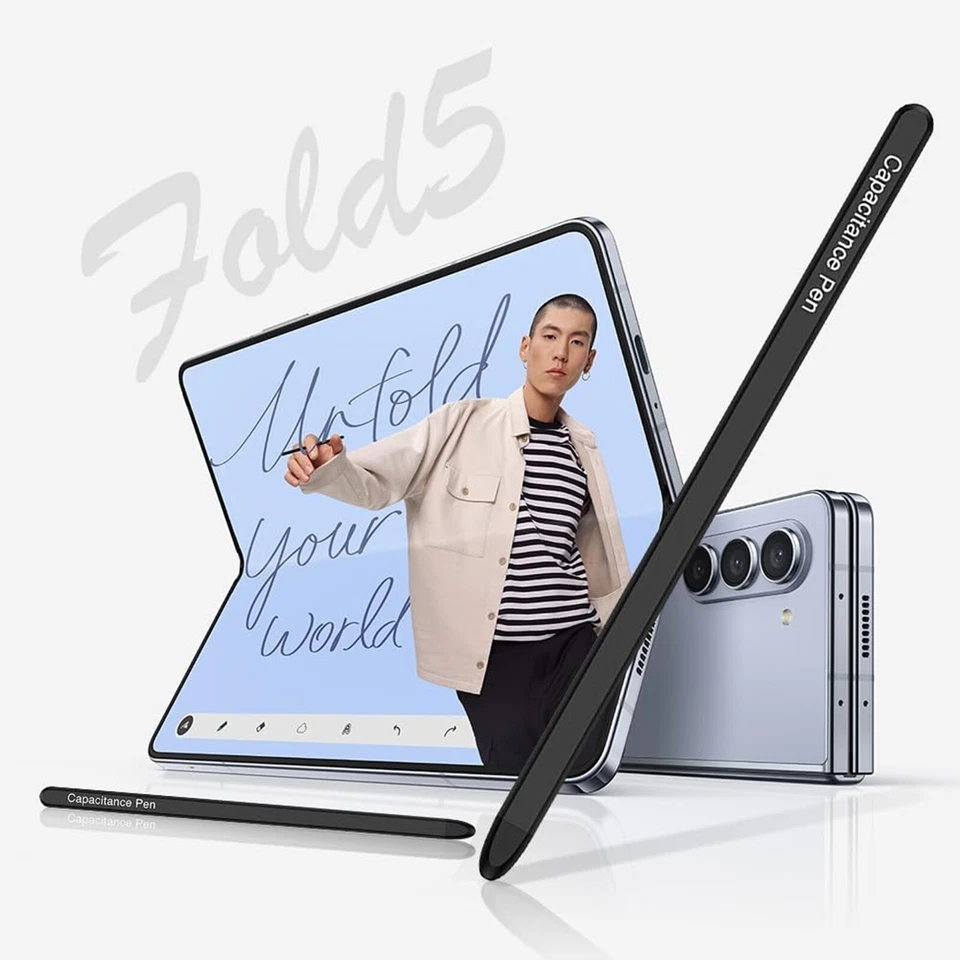 For Samsung Galaxy Z Fold 5 Stylus Pen Screen Hands Touch Writing S-Pen Black - Image 3 of 4