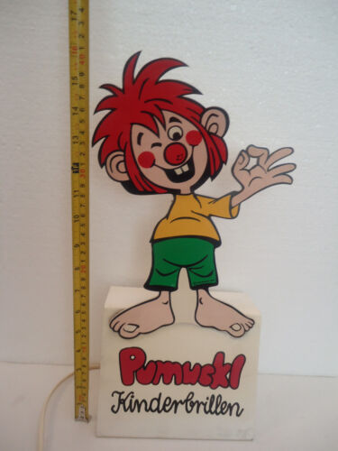 Vintage Pumuckl Advertising Board 1984 Large Rare German Kinderbrillen Еlectric  - Picture 1 of 12