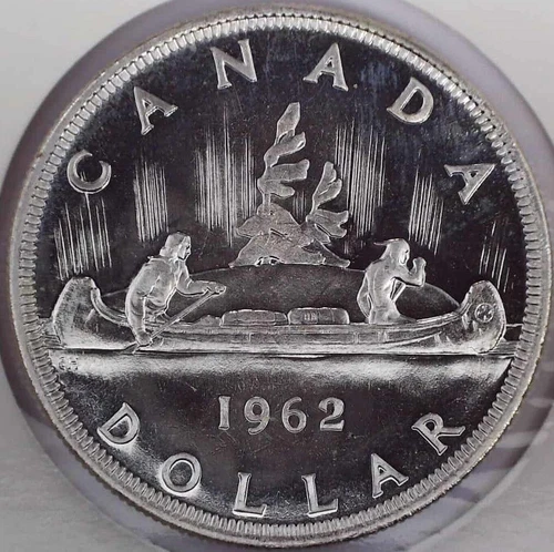 1962 Canadian Silver Dollar Coins 80% $1