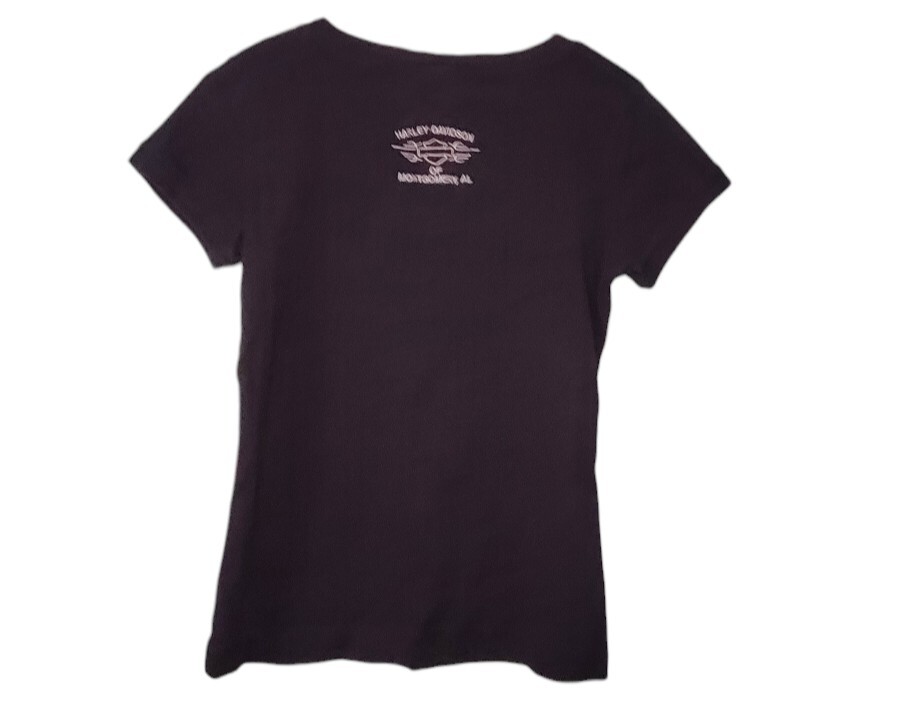 HARLEY DAVIDSON Snap Placket Rib Pullover Shirt B… - image 2